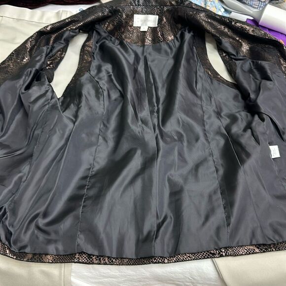 Erin London Vest Small Faux Snakeskin Python NWOT - Picture 13 of 16